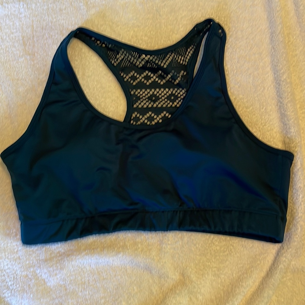 Zyia bomber sports bra blue